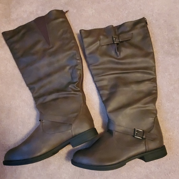 wide calf boots size 12w